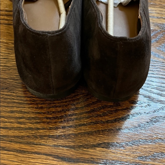 MADEWELL Mylie Ballet Flats in dark carob brown suede size 8.5 - Picture 2 of 4